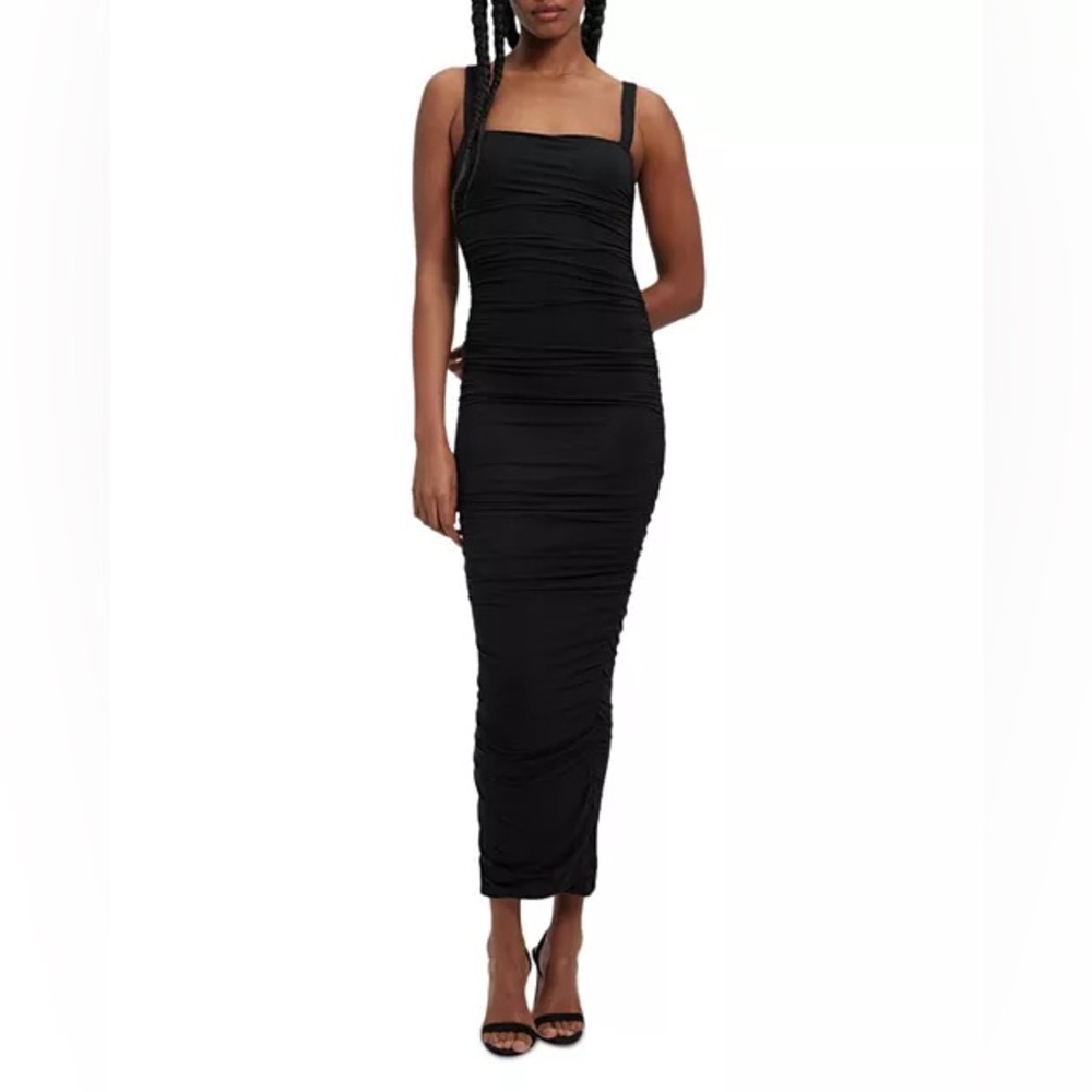 Good American Ruched Maxi Dress